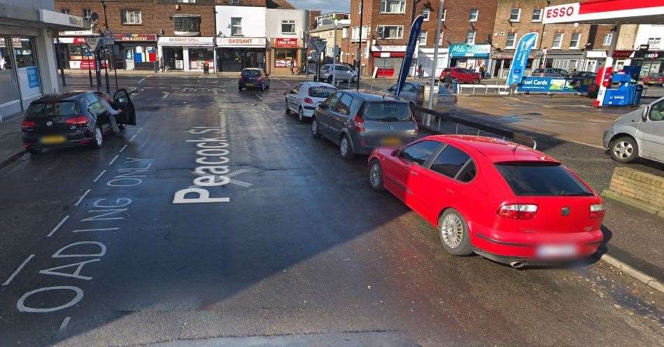 Police were called to Peacock Street, in Gravesend. Picture: Google Maps (9687086)