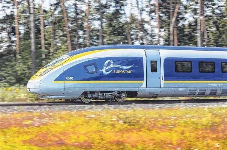 A Eurostar train was left stranded in Kent for more than seven hours