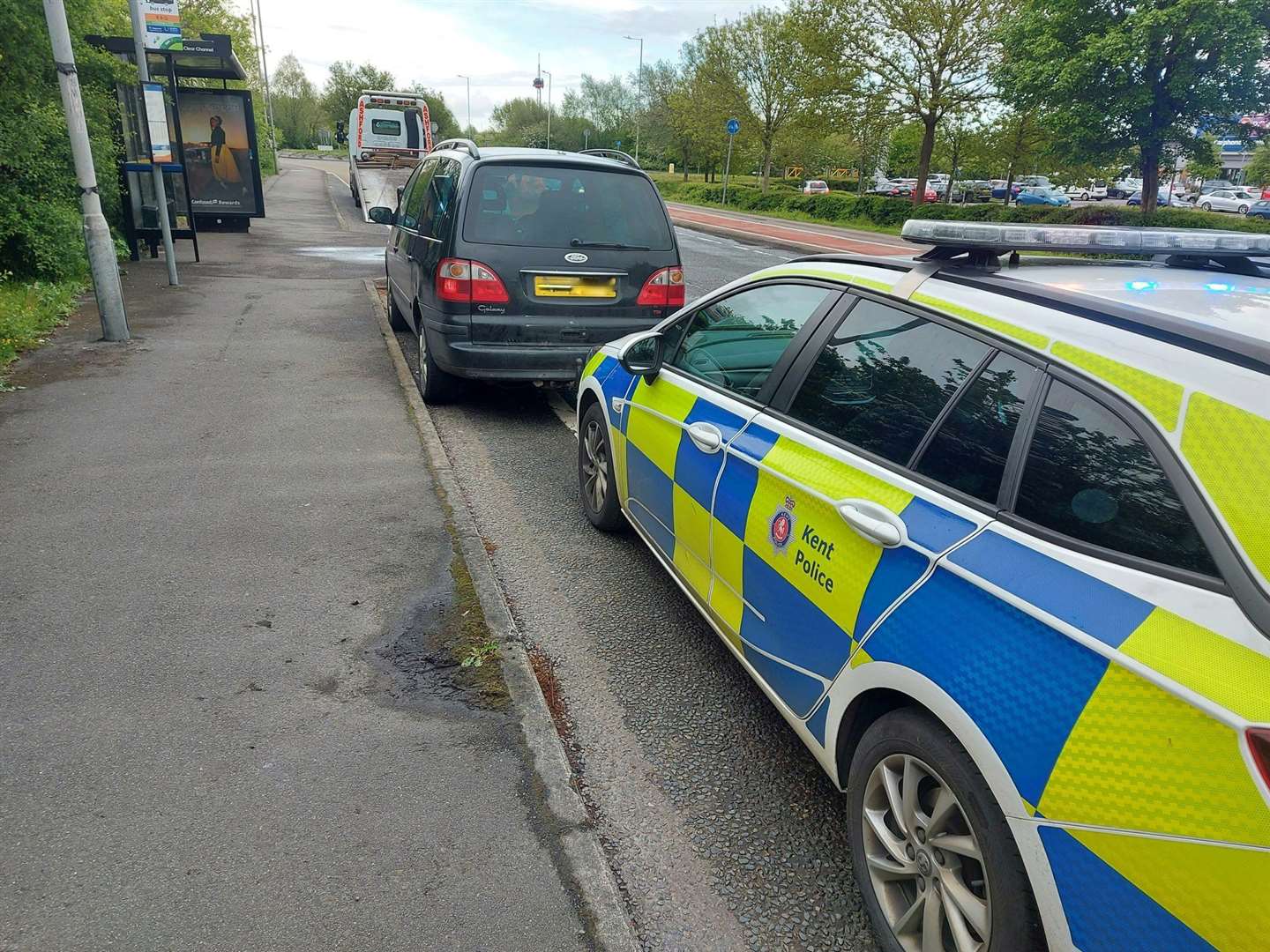Police pulled the learner driver over in Ashford. Photo: Kent Police (47311575)