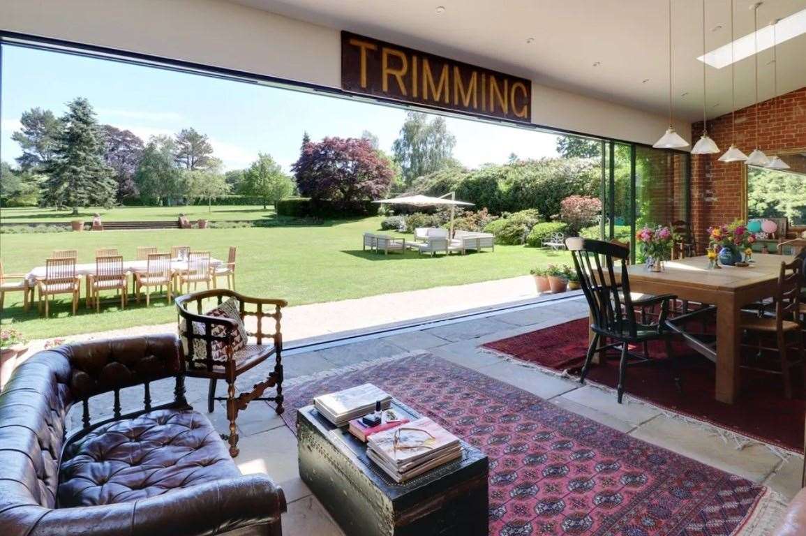 Opening out onto the garden. Picture: Zoopla / Savills