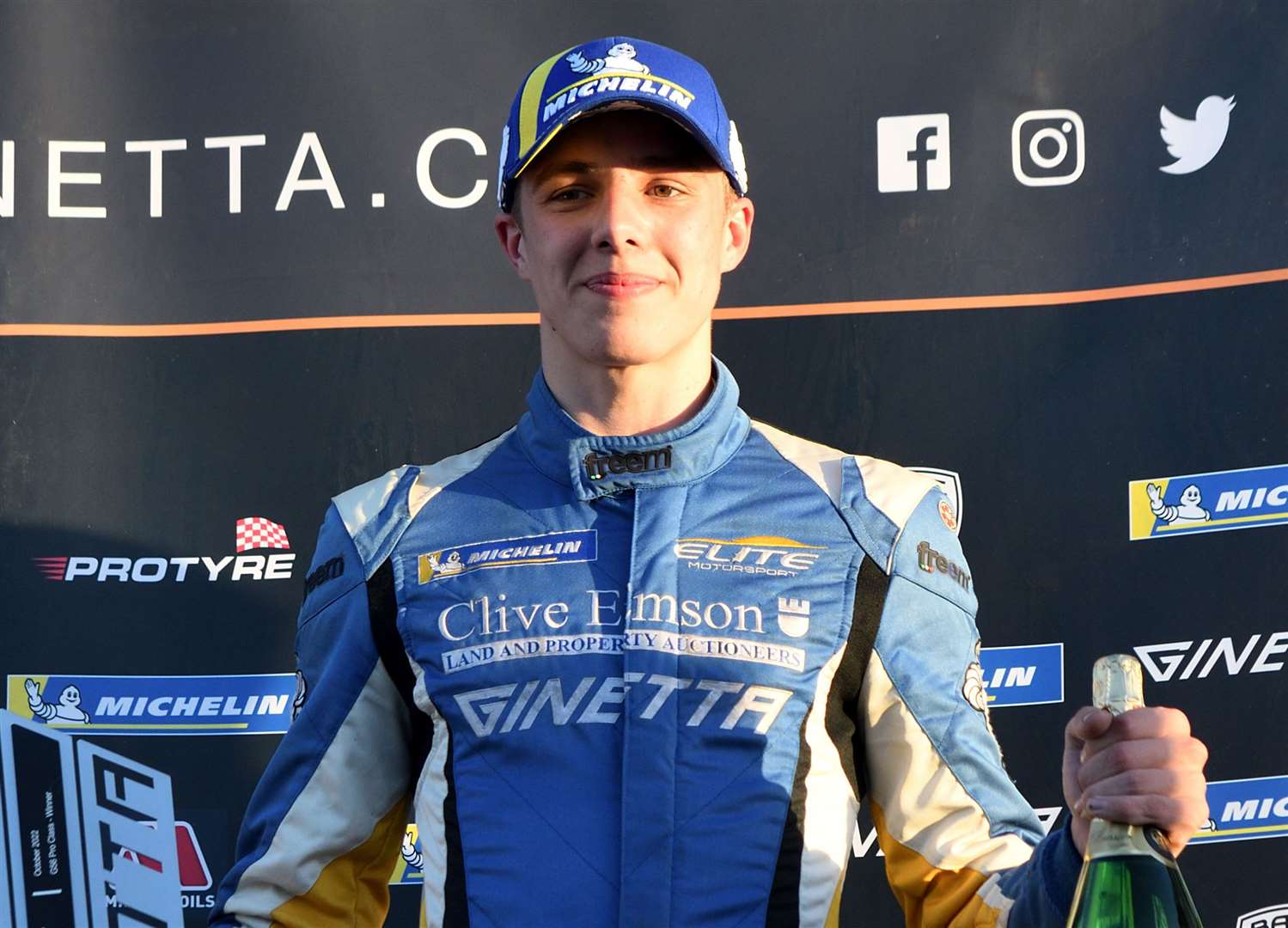 Hythe's Tom Emson scored his first Ginetta GT4 Supercup victory on the Brands Hatch GP loop last season; he took another two wins at the weekend