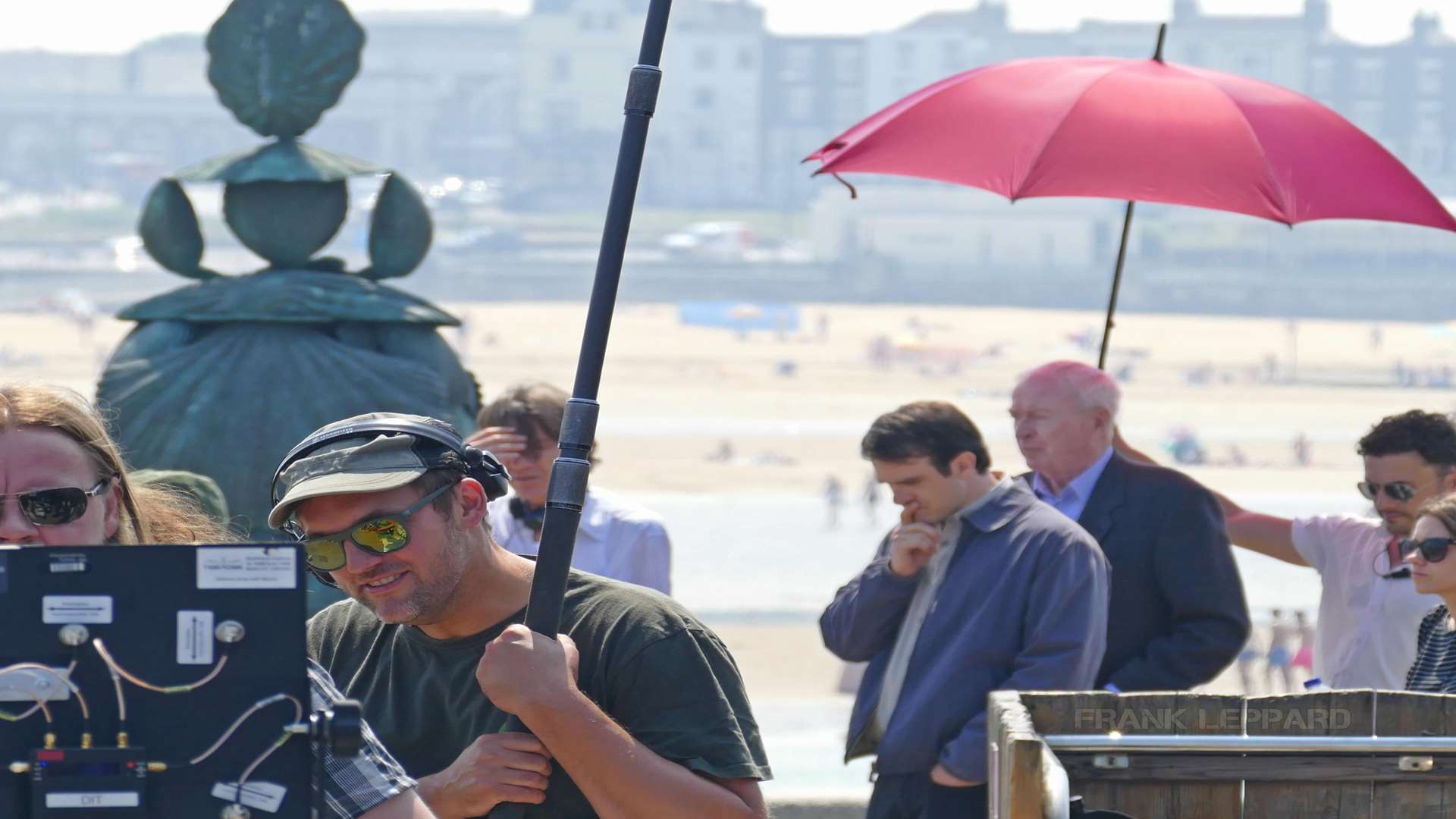 Michael Caine filming in Margate. Pic: Frank Leppard Photography
