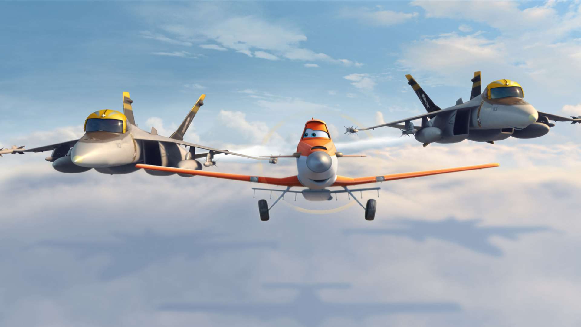 Dusty (voiced by Dane Cook) in Planes. Picture: PA Photo/Disney Enterprises.
