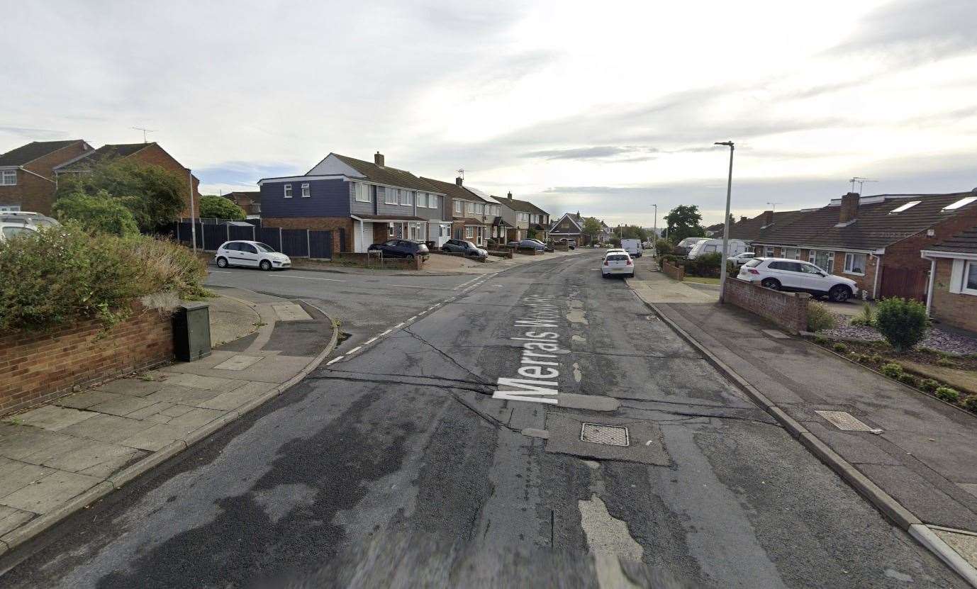 Merrals Wood Road in Strood will be undergoing roadworks starting on October 24. Picture: Google