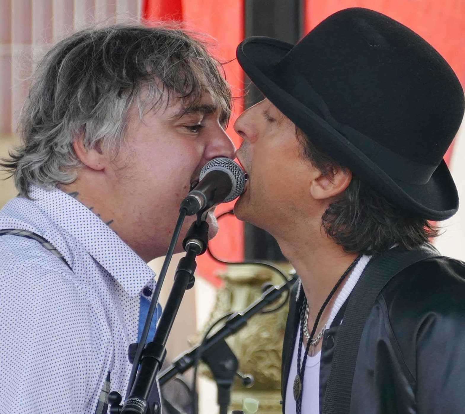 The Libertines perform an outdoor gig at the Oval Bandstand and Lawns in Cliftonville. Picture: Frank Leppard