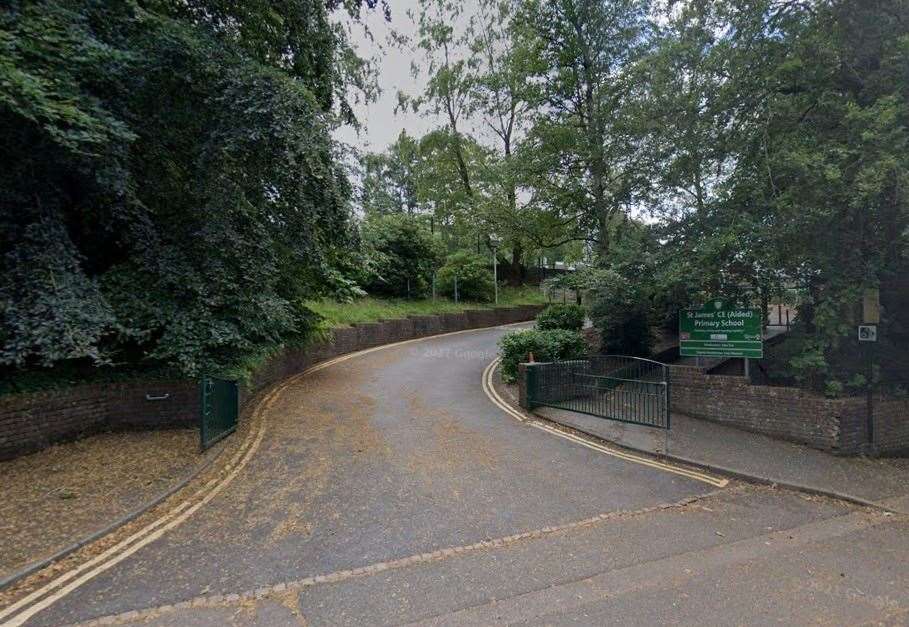 St James' Primary in Tunbridge Wells is partially closed today. Picture: Google