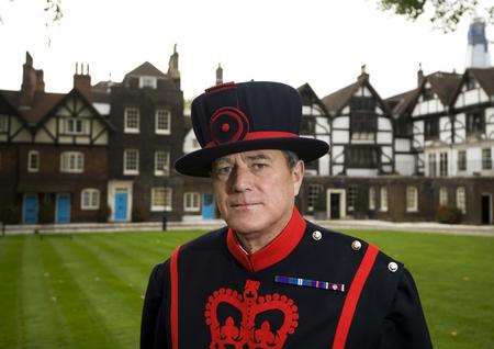 Jim Duncan, from Chatham, who has become a Beefeater.