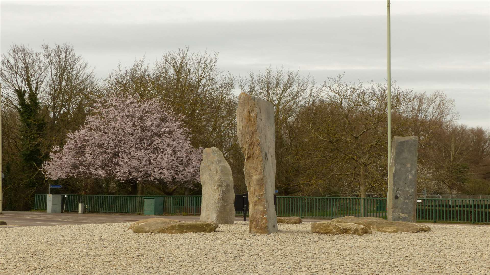 The stones are now in place. Credit: Andy Clark
