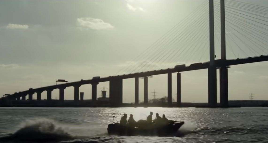 The Dartford Crossing features in the trailer for new crime series Gangs of London Photo: Sky Tv/Youtube
