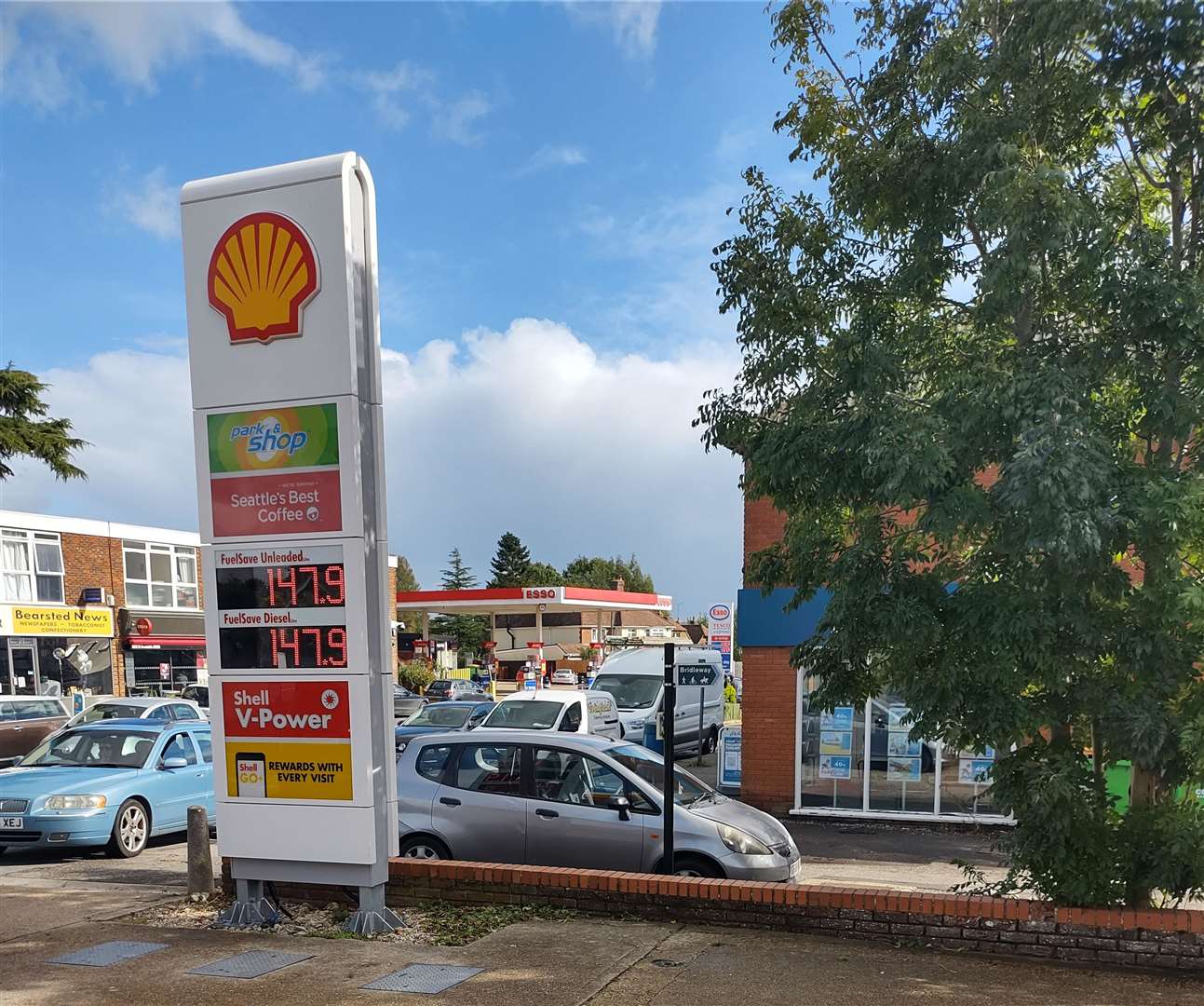 The Shell garage in Bearsted