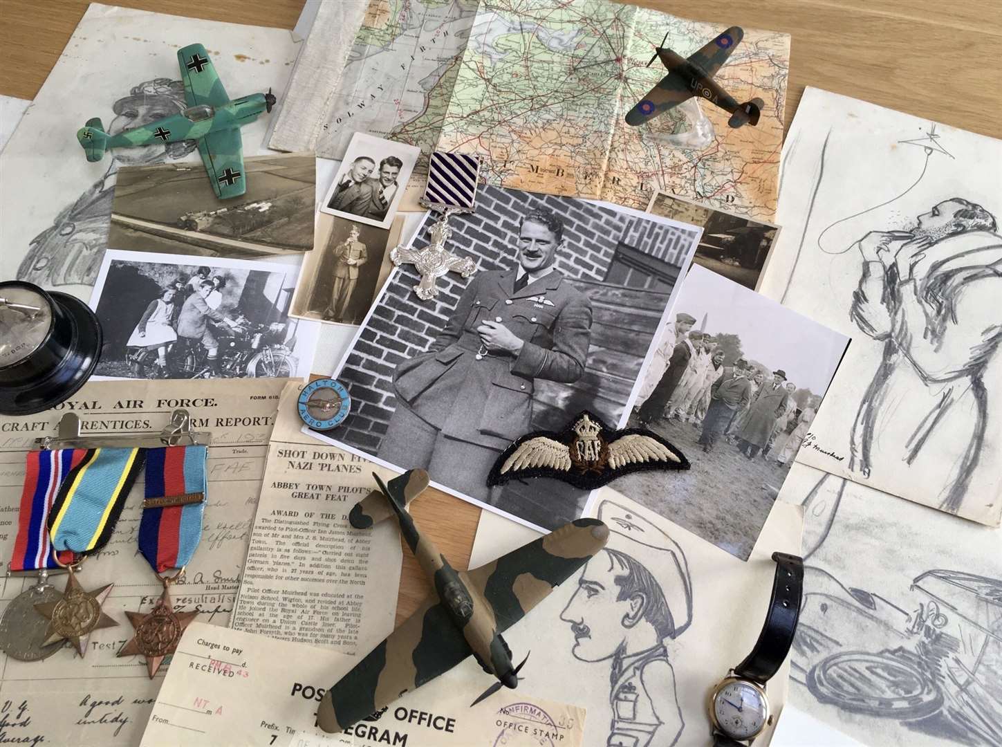 David Carruthers, 61, collection of memorabilia of his uncle
