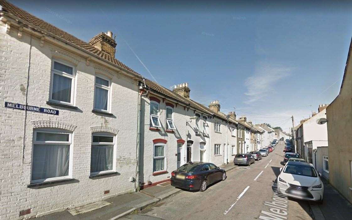 The victim was found in Melboune Road, Chatham with head injuries following an assault. Picture: Google