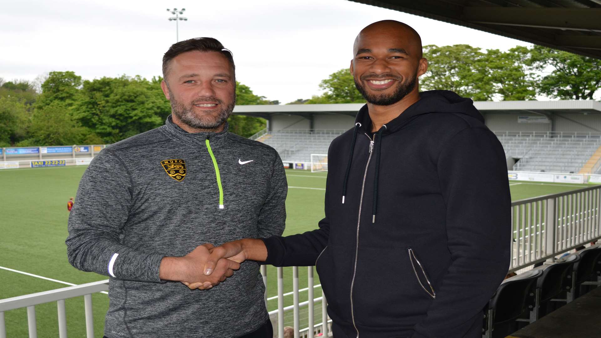 Jay Saunders welcomes Delano Sam-Yorke back to Maidstone