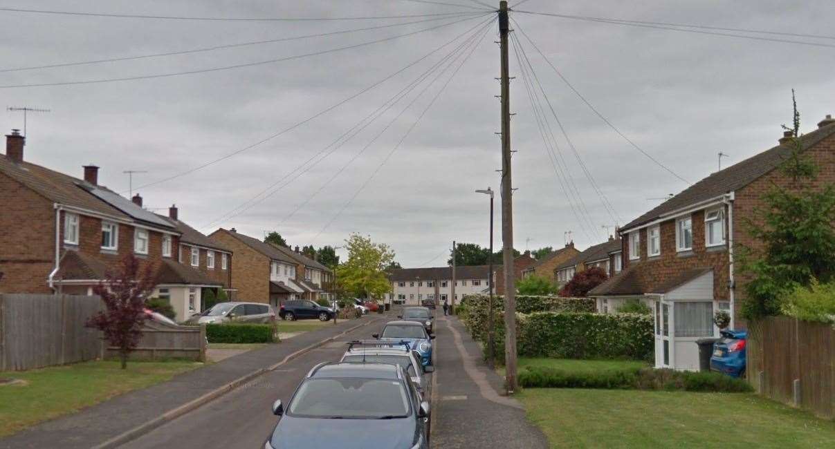 Fire crews fought a blaze in Tainter Road. Picture: Google Street View