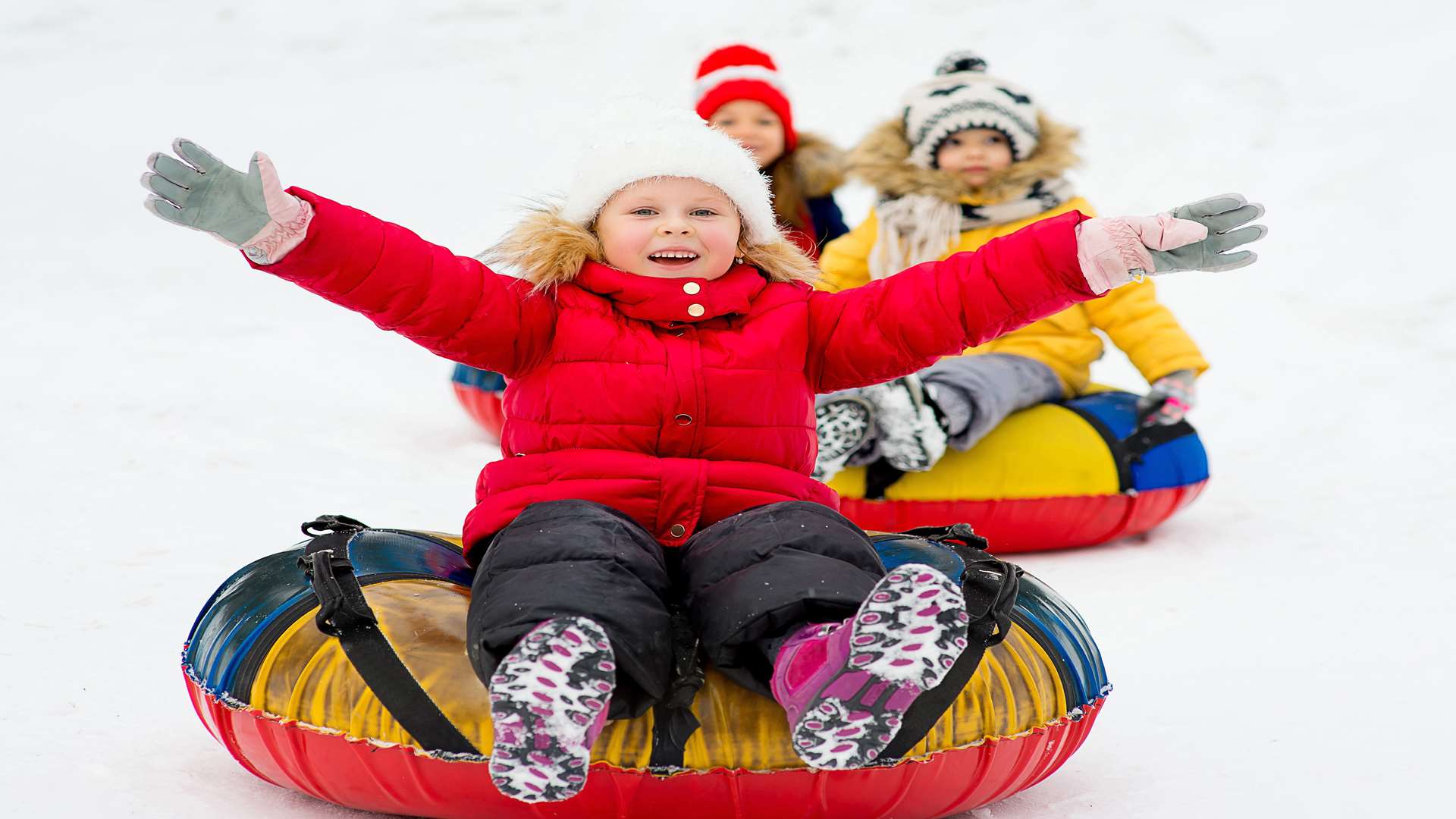 Experience snow tubing at Betteshanger Park this Christmas. Picture: © Shutterstock