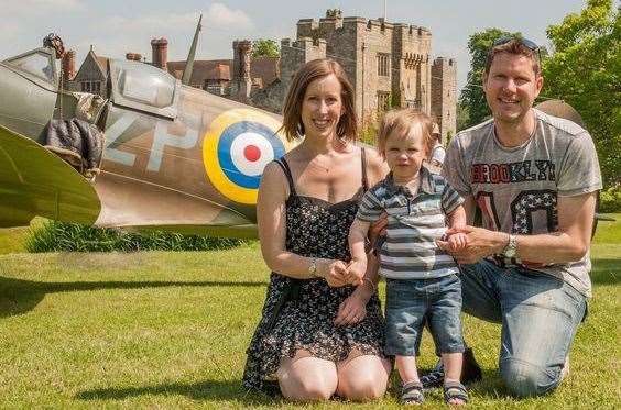 The festival will include displays of military aircraft and vehicles. Picture: Hever Castle and Gardens