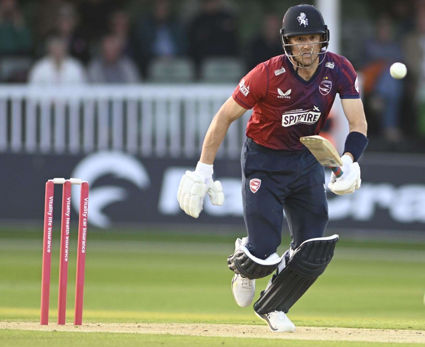 Joe Denly top scored with 39 in Kent’s four-wicket defeat. Picture: Barry Goodwin