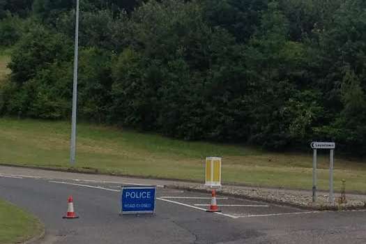 Leysdown Road on Sheppey was closed while emergency services were at the scene
