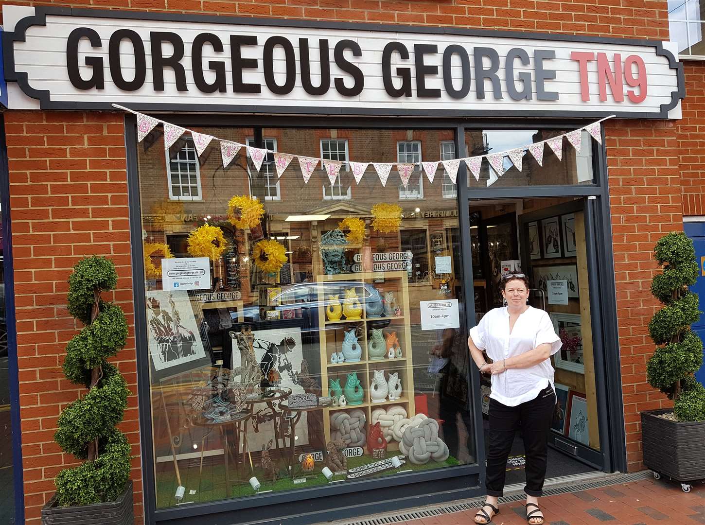 Teresa Seamer is the owner of Gorgeous George in Tonbridge