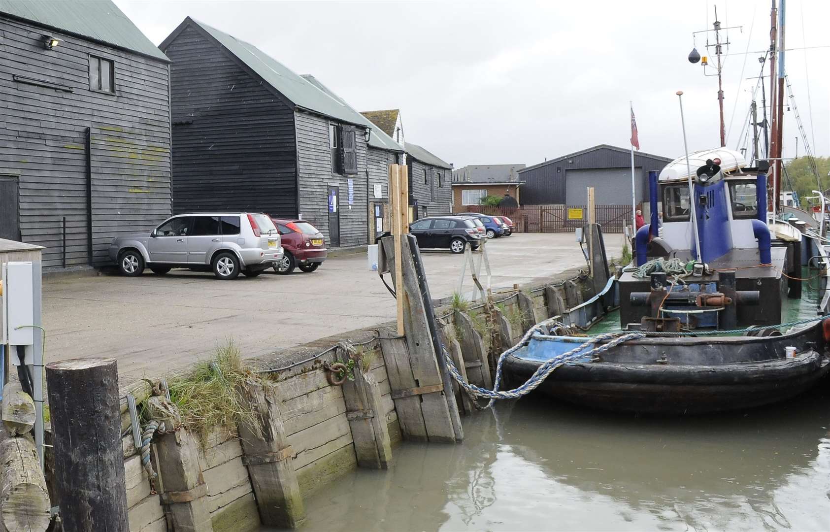 A man was found dead in the water at Standard Quay in Faversham. (12305768)
