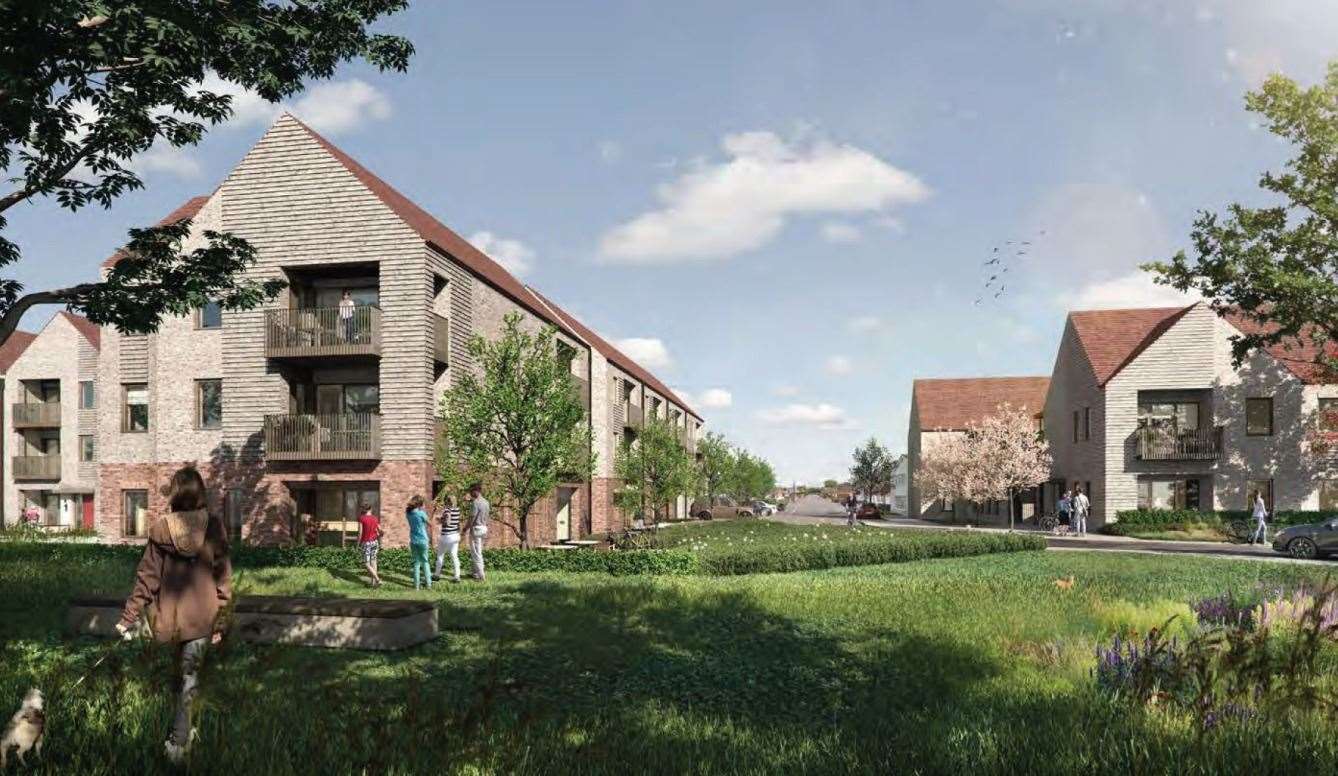 How the Watercress Lane development was proposed to look