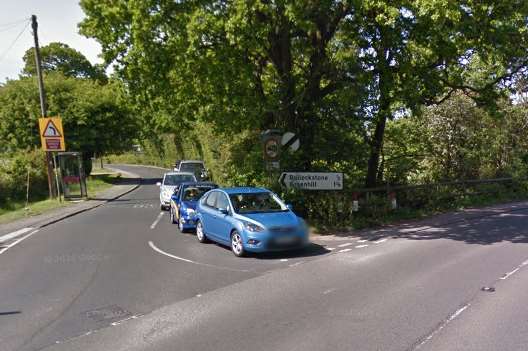 The crash happened in Canterbury Road, Herne. Picture: Google