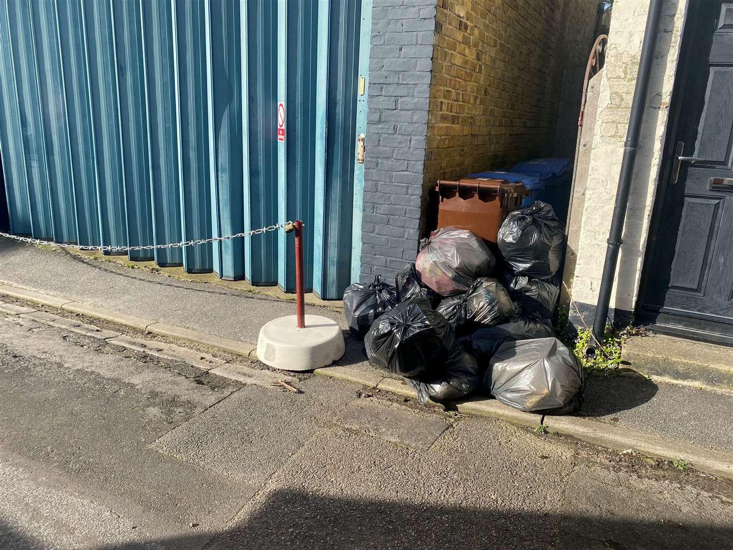 Bin collections are being missed in Nelson Street, Faversham