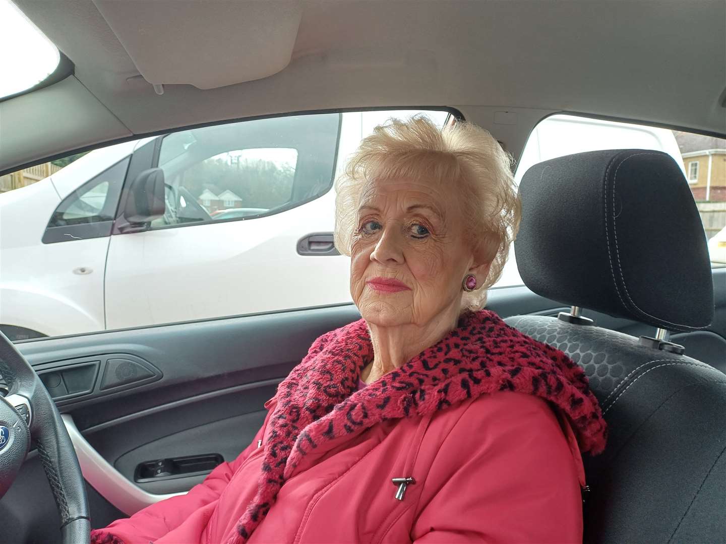 The 83-year-old uses the car park every Thursday to get her hair done
