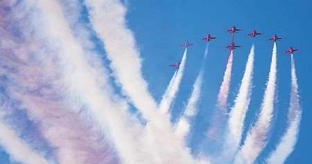 The Red Arrows could provide the centrepiece of the planned spectacular