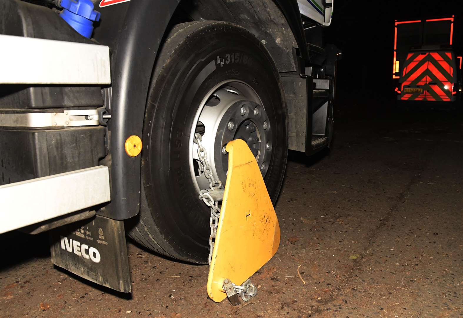 Lorries have been clamped in Ashford since 2017