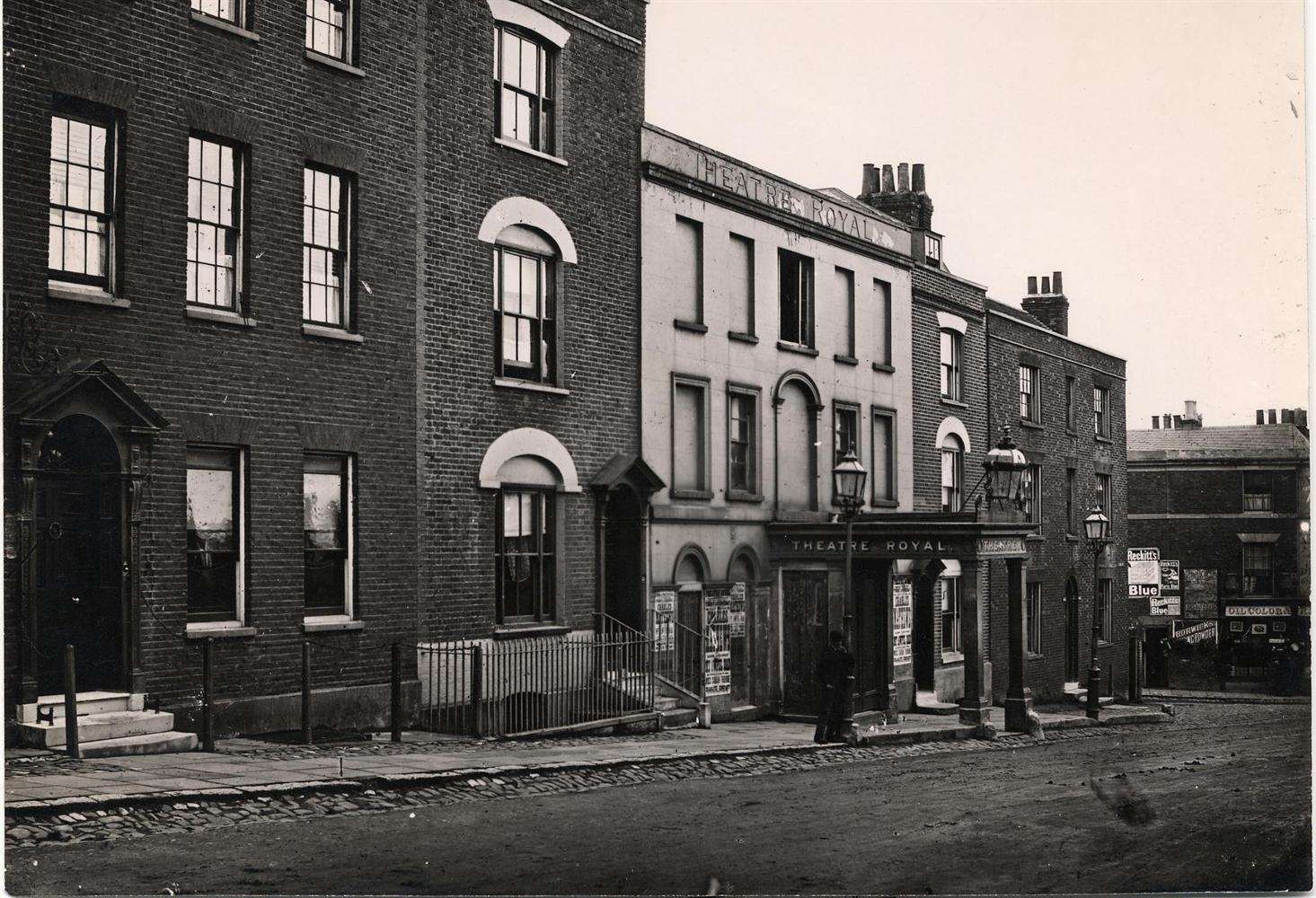 The Theatre Royal Rochester where Charles Dickens' interest in drama was kindled