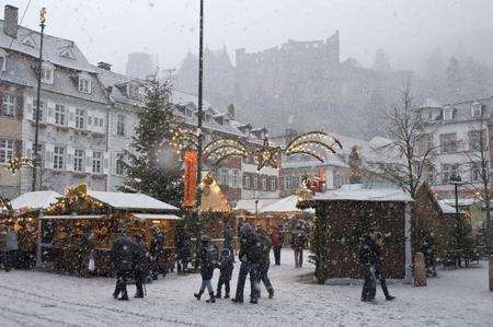 Christmas in the German city of Heidelberg