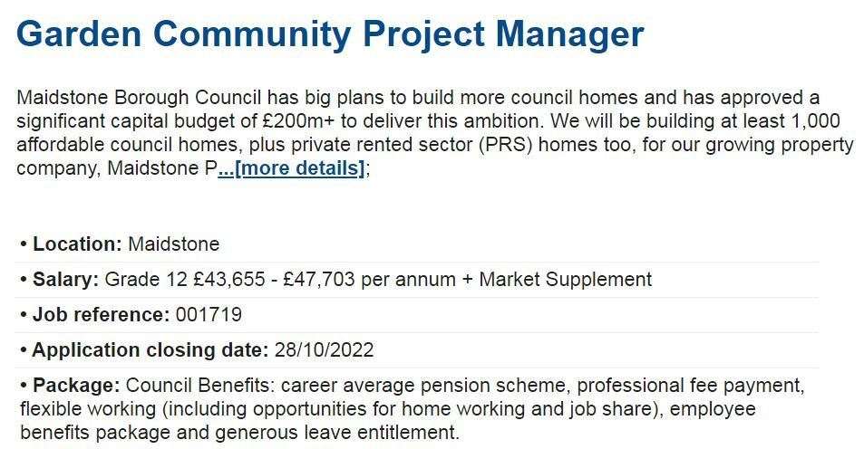 Maidstone council's job advert (59982687)