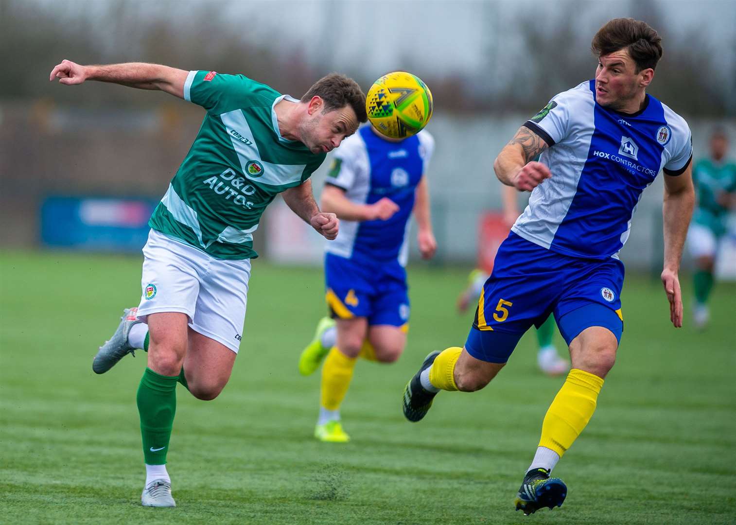 Frannie Collin made his first Ashford start in the defeat by Haywards Heath Picture: Ian Scammell