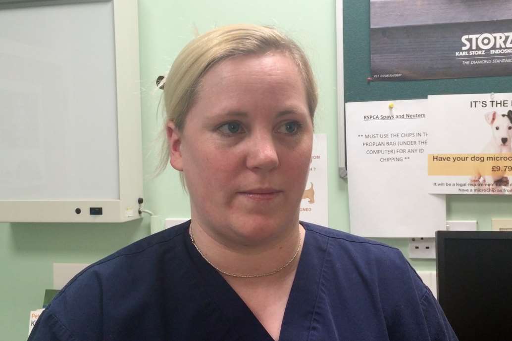 Katie Mackintosh, head veterinary nurse at Barrow Hill Surgery