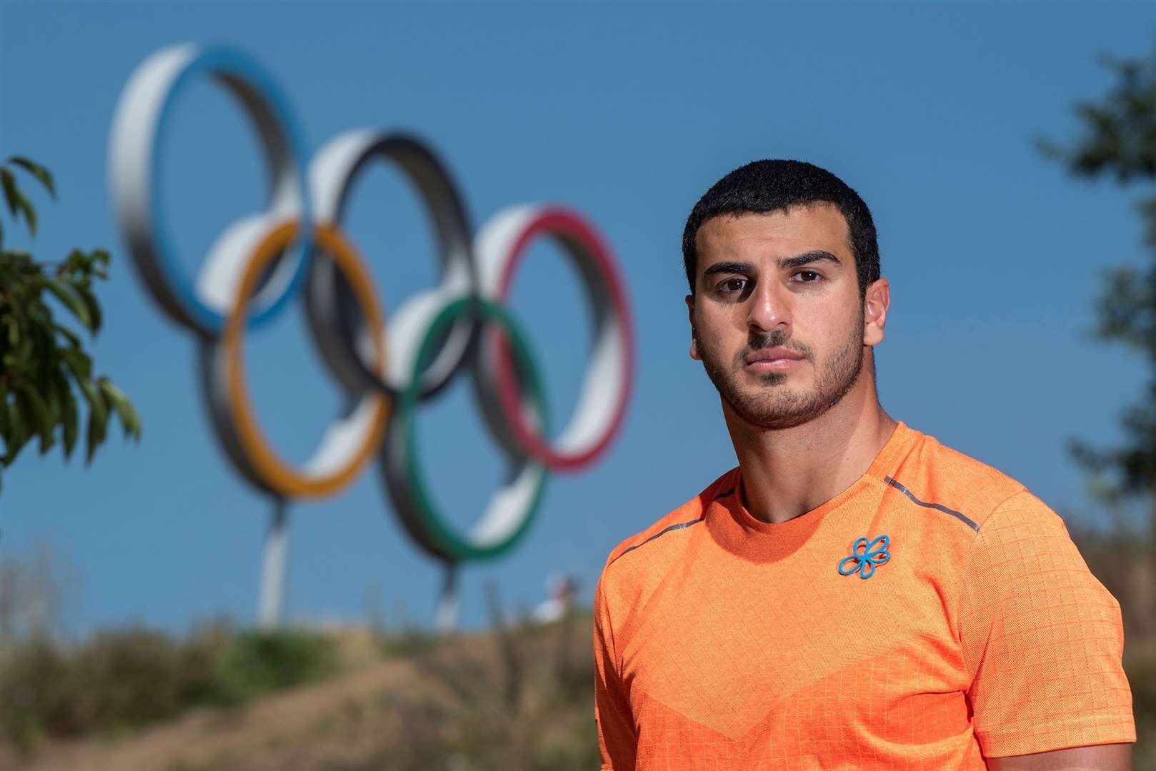 Adam Gemili took part in the Alzheimer's Society memory walk in London. Picture: Alzheimer's Society