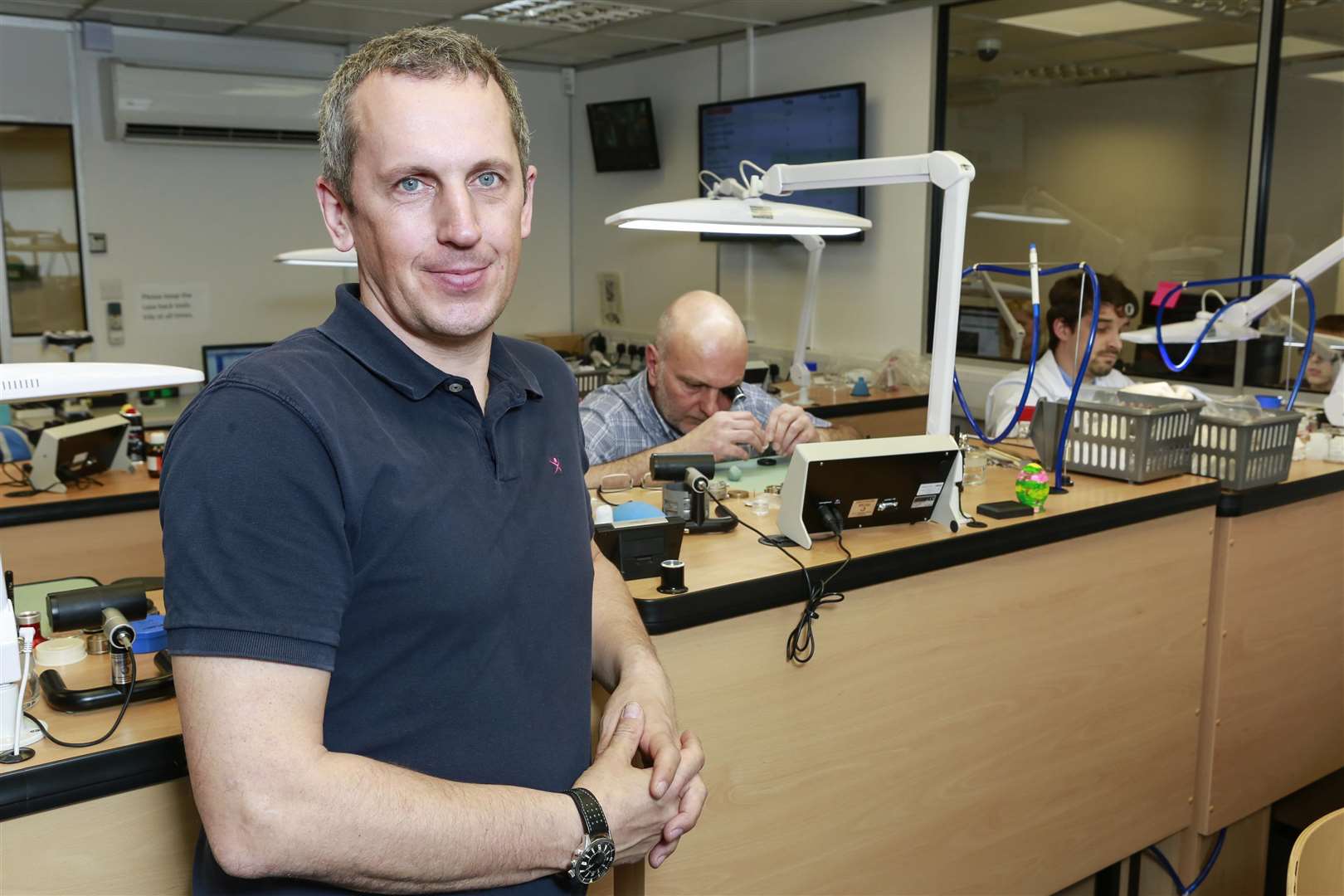 Watchfinder director Matt Bowling at its service and repair centre in Maidstone