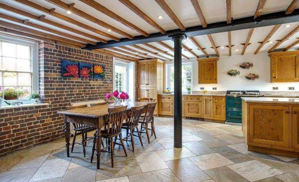 There’s also space for a dining area within the kitchen. Picture: Harpers and Hurlingham