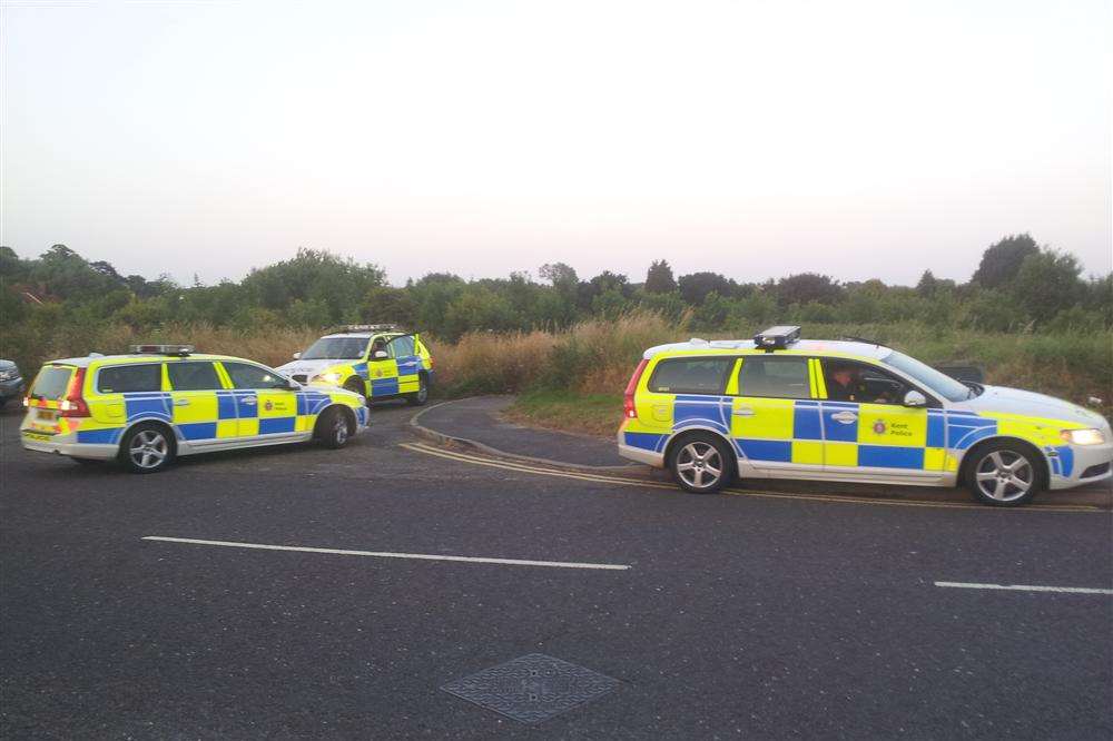 Armed police near Homebase car park after Britcher arrested in Canterbury Road