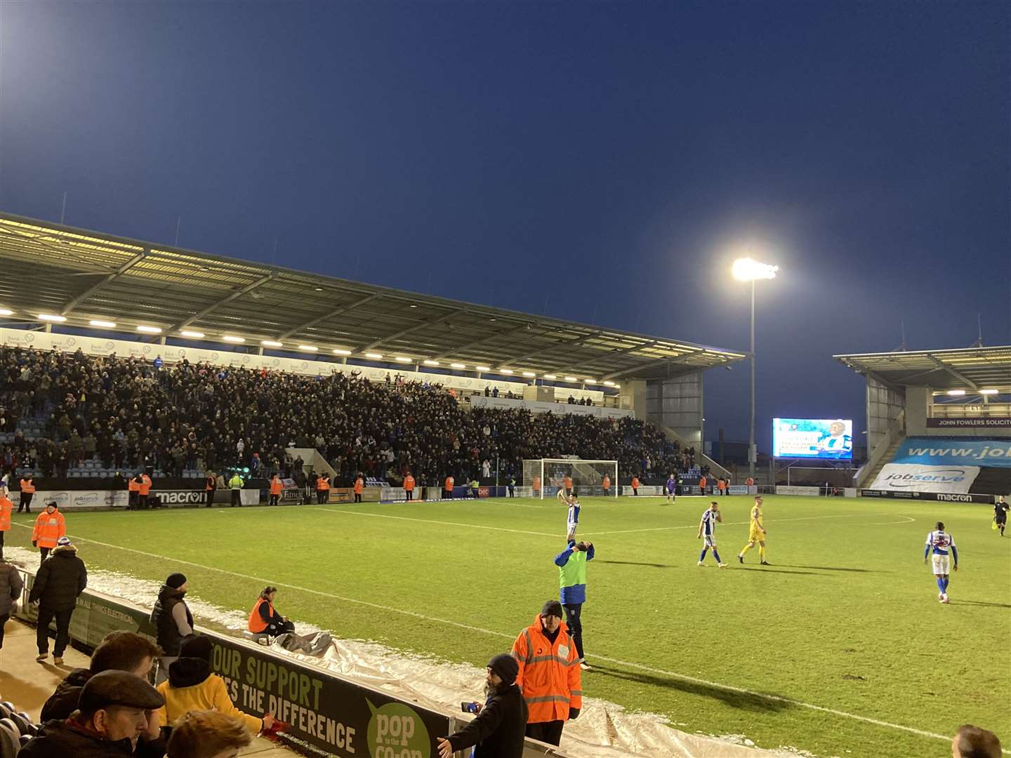 Gillingham had 1,203 fans at Colchester United on Saturday (61987580)