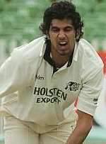 AMJAD KHAN: His wicket broke Surrey's fourth-wicket partnership. Picture: ADY KERRY