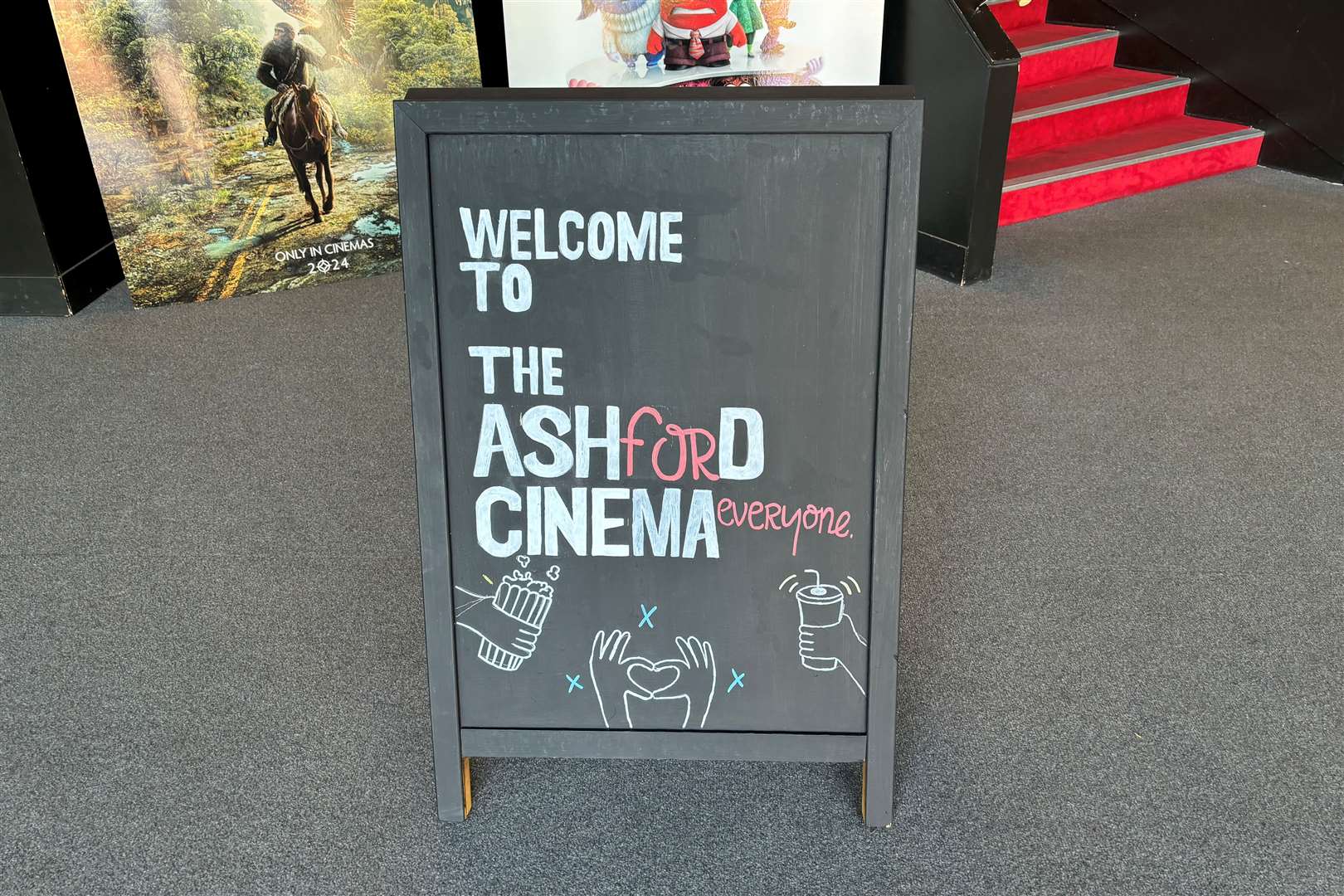 The Ashford Cinema features six screens