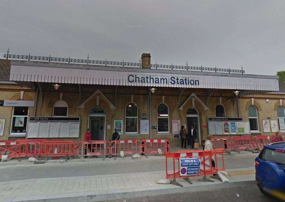 Chatham Railway Station. Pic: Google Street View (21076544)