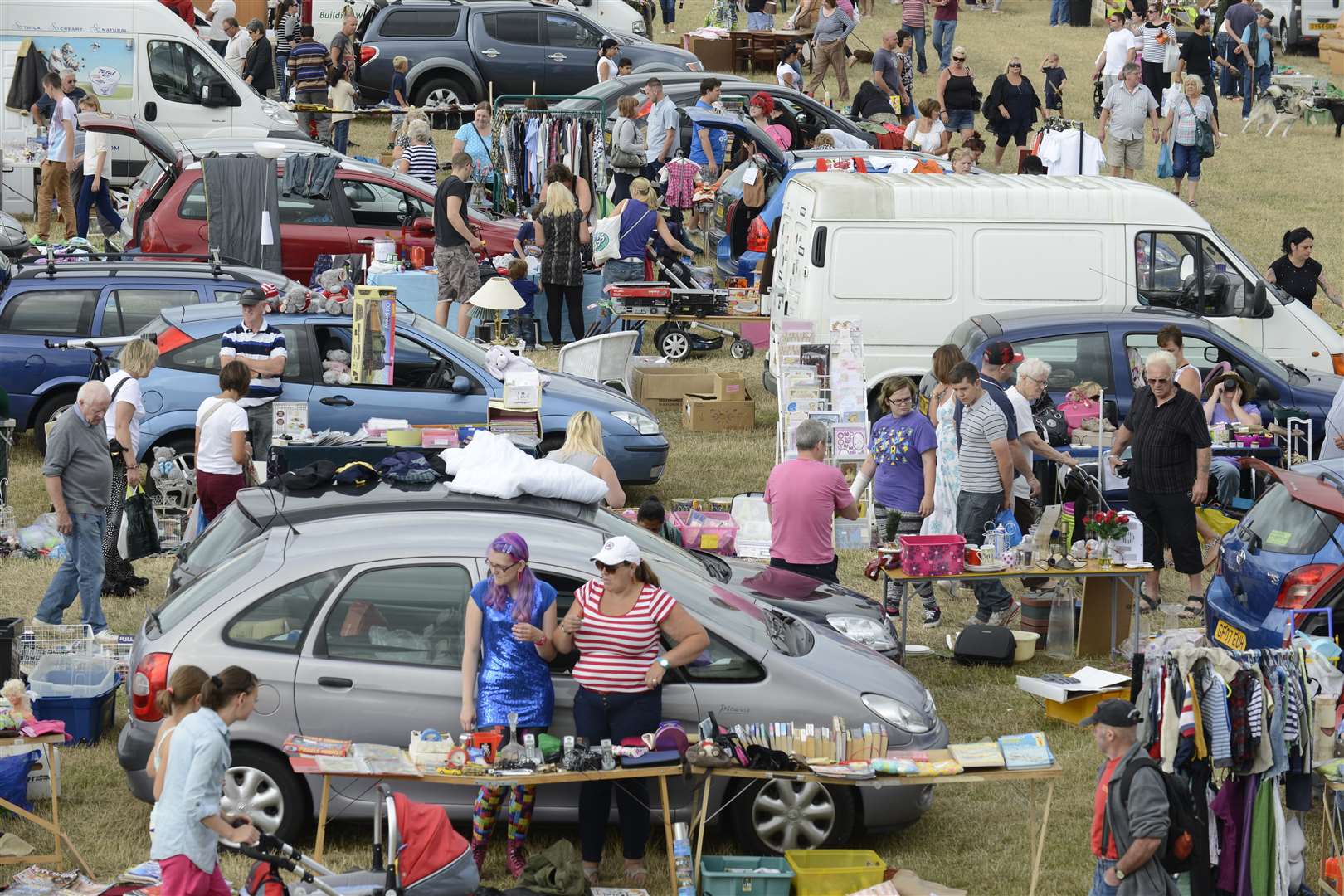 The always popular Greenfields boot fairs in Medway