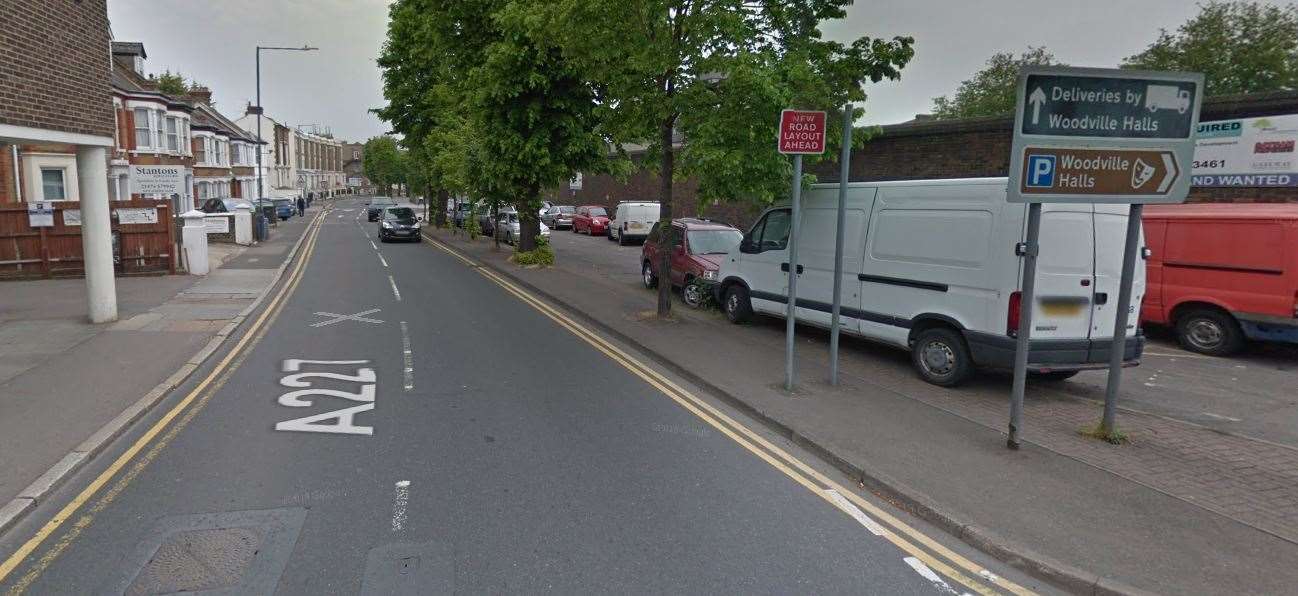 The incident happened in Gravesend, where Zion Place meets Wrotham Road. Picture: Google Maps (29140656)