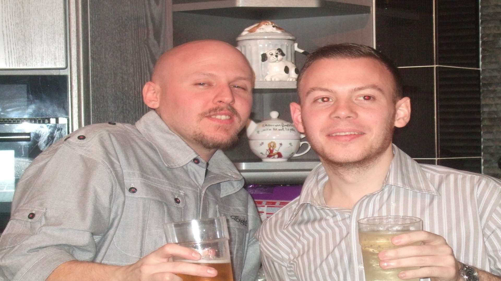 Paul, right, pictured with older brother Nick