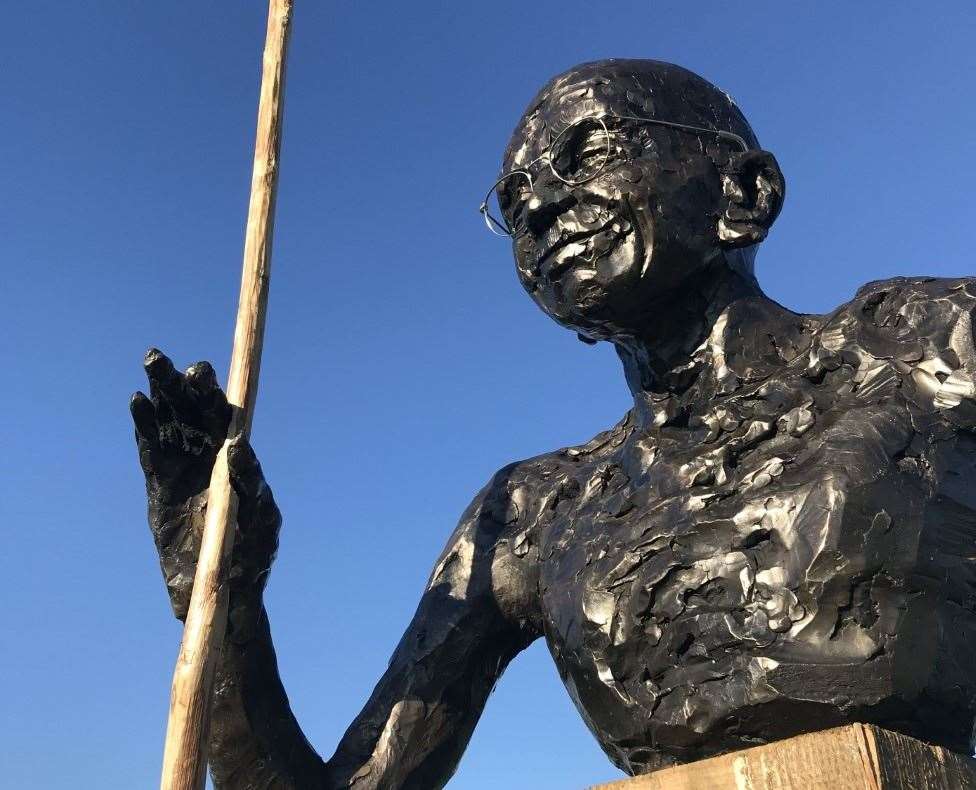 Mahatma Gandhi, at the sculpture park