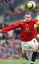DANGER MAN: United are likely to include Wayne Rooney in their line-up on Saturday. Picture: MATT WALKER