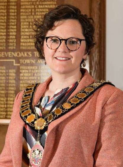 Mayor Claire Shea hopes Sevenoaks' first walking, wheeling and cycling route will lead to more in the future