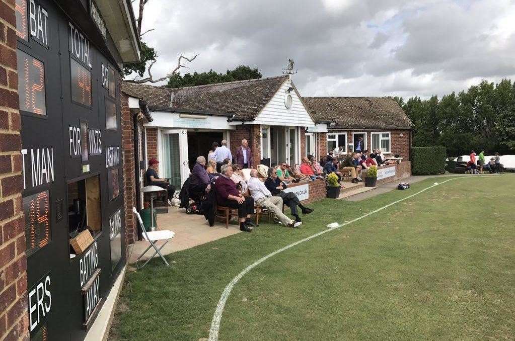 Spectators watch on at Morghew Park, home of Tenterden Cricket Club